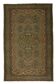 One-of-a-kind turkish handwoven vintage rug - rustic vintage charm 304x 186