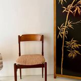 6 walnut chairs, Model 104, by Gianfranco Frattini for Cassina, Italy, 1960s.