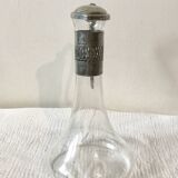 Glass and silver-plated ewer
