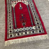 Vintage woven wool rug 130x80