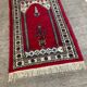 Tapis vintage en laine tissée 130x80