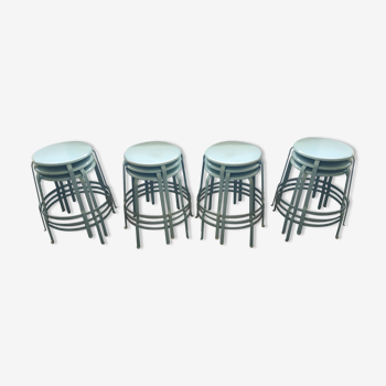 Set of 12 factory stools