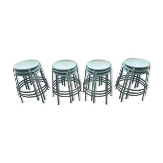 Set of 12 factory stools