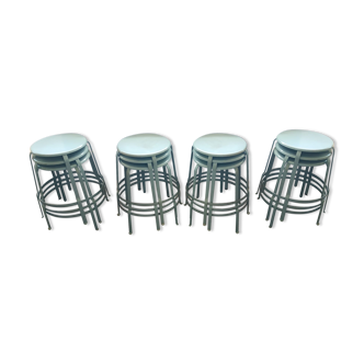 Lot de 12 tabourets d'usine