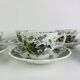 Windsor tea service Ridgway Staffordshire English earthenware, 6 cups