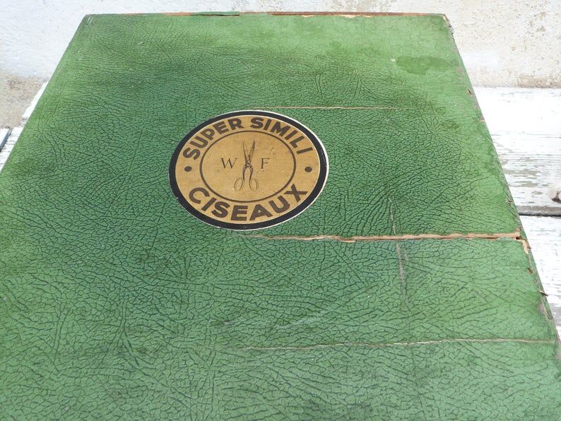 Old haberdashery furniture with drawers