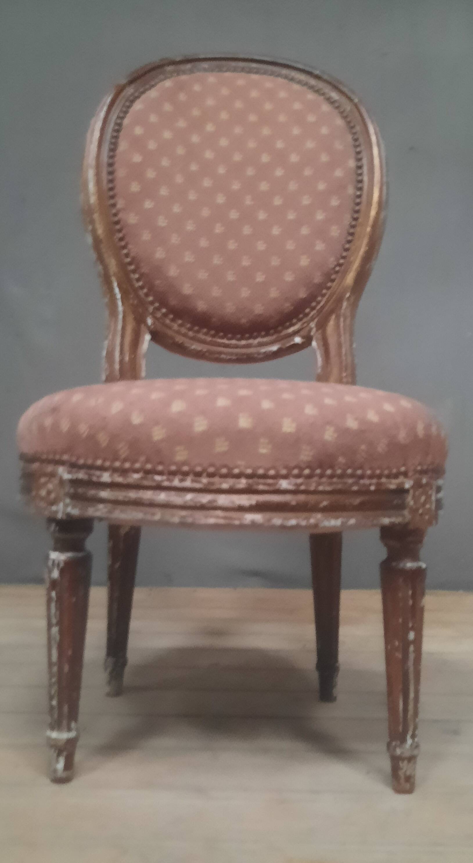 Louis XVI style low chair