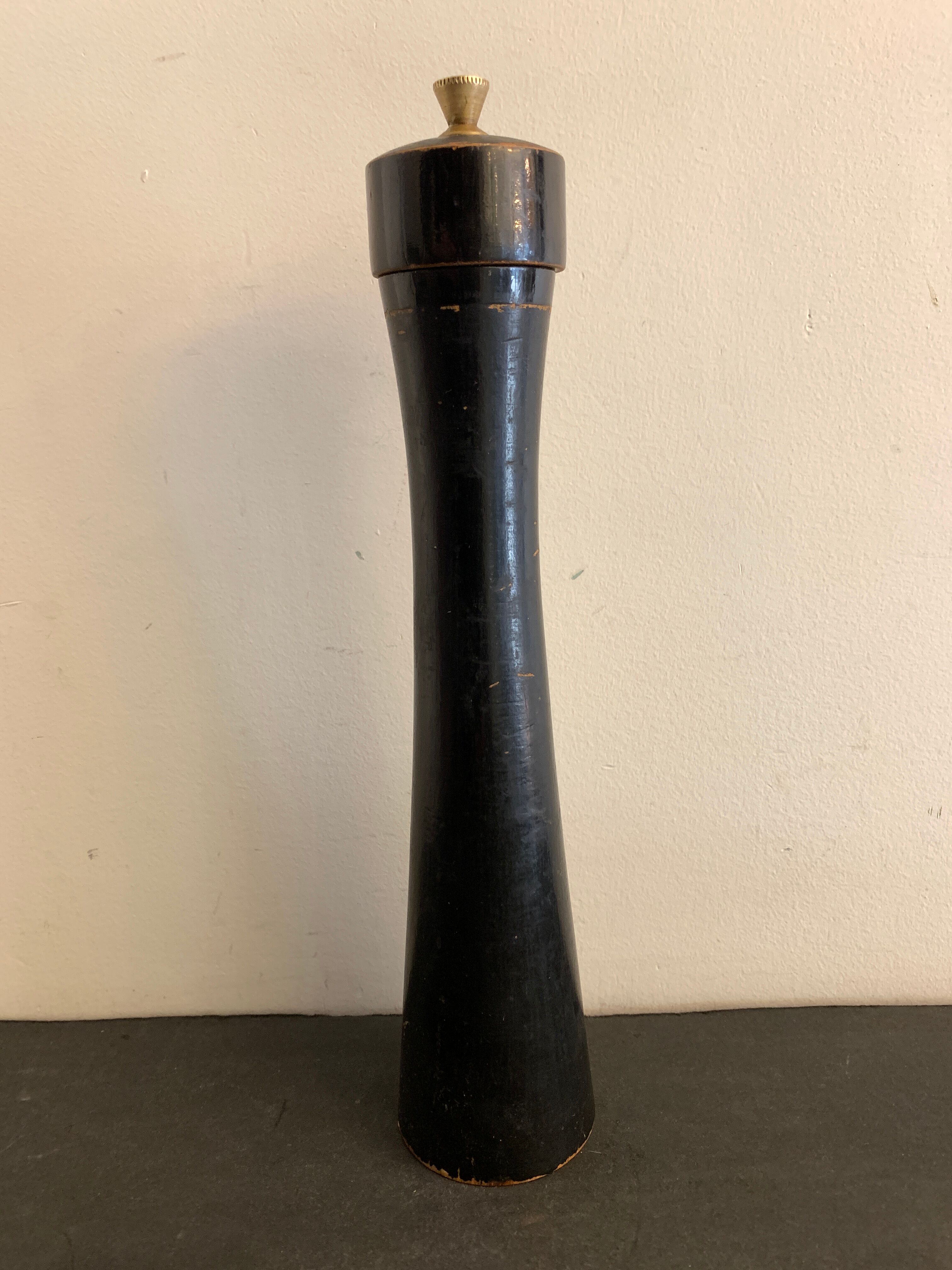 Peugeot wooden pepper mill, Lion Brothers