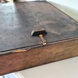 Old printing box with its stamps