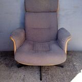 1970 style rotating designer armchair