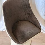 Chaise tulipe pivotante 1970