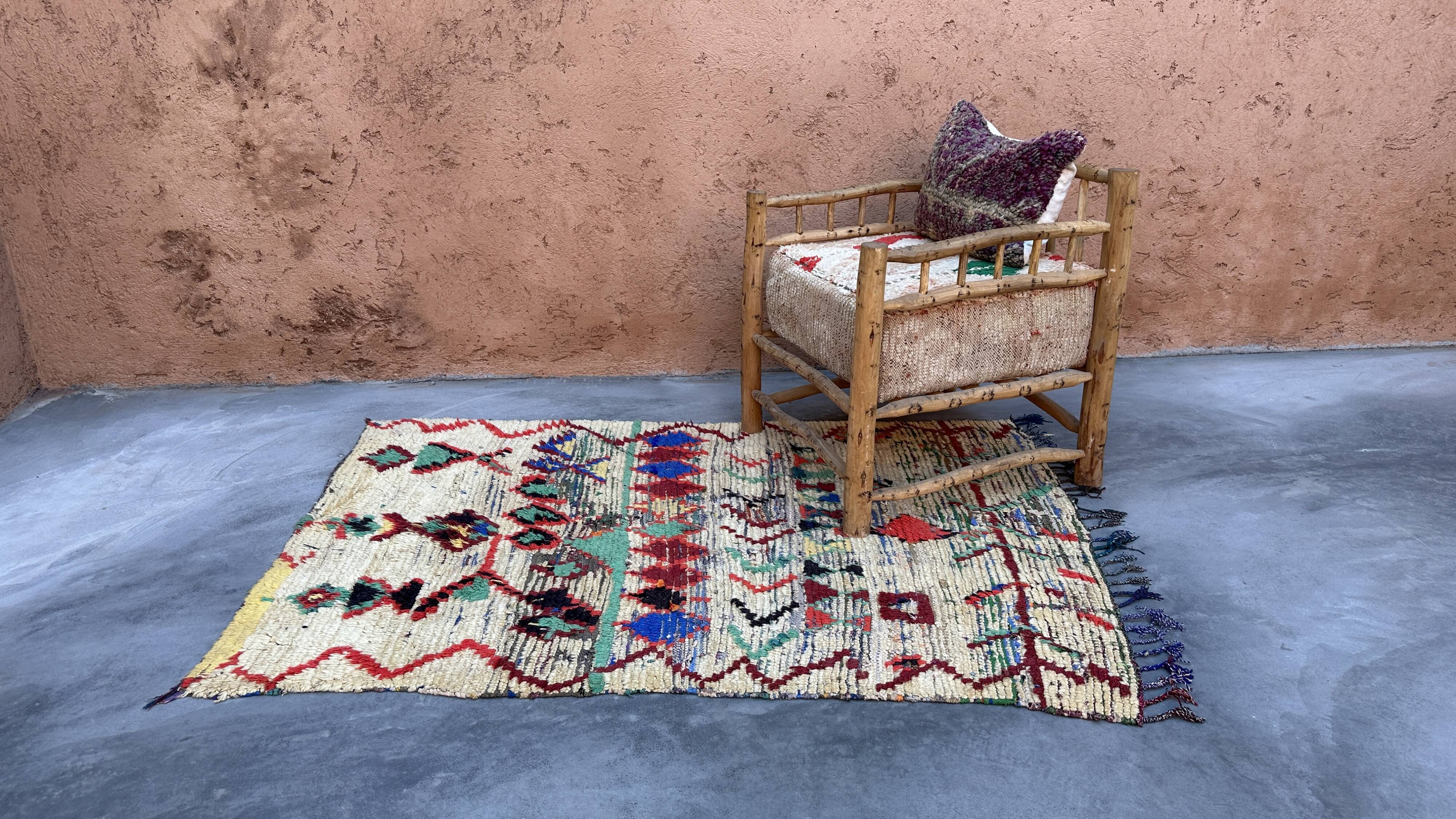Moroccan rug 128x193cm