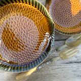 10 Sarreguemines fish plates