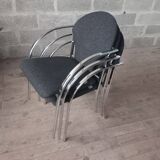 3 fauteuils, chauffeuses années 90