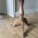 Antique wooden pedestal table