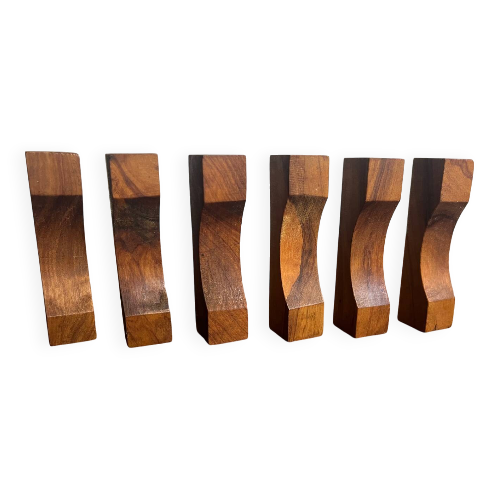 6 teak cutlery doors