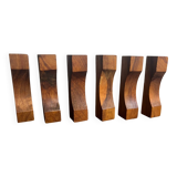 6 portes couverts en teck