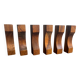 6 teak cutlery doors