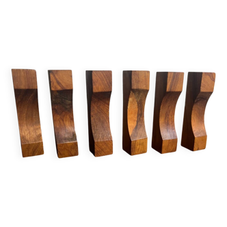 6 teak cutlery doors