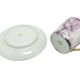 Cup and saucer, mid-century modern, porcelain, Poland, 1970s.