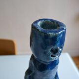 Anthropomorphic ceramic lamp base