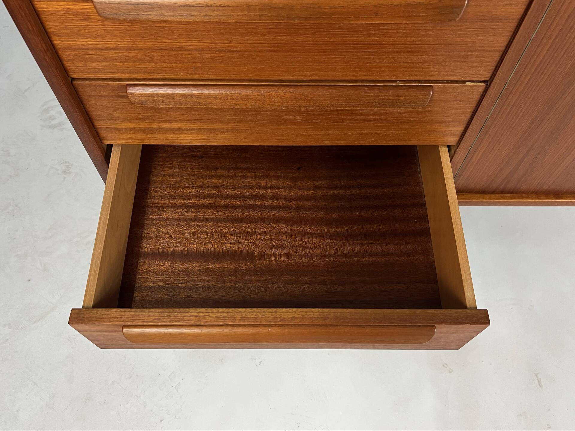 Mid-century teak sideboard by Georg Satink for WK Möbel 60s vintage