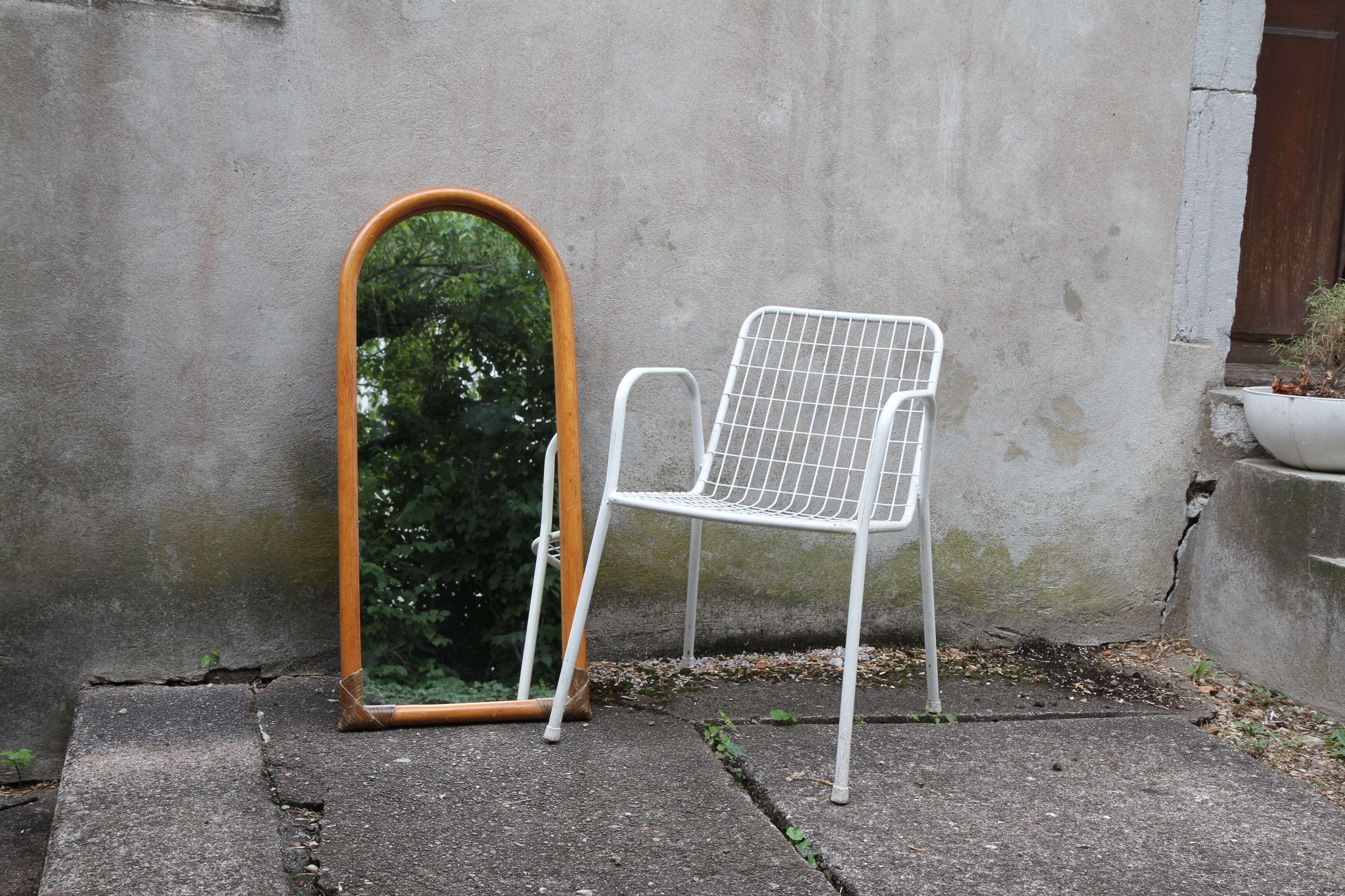 Rattan Mirror - 100 x 45