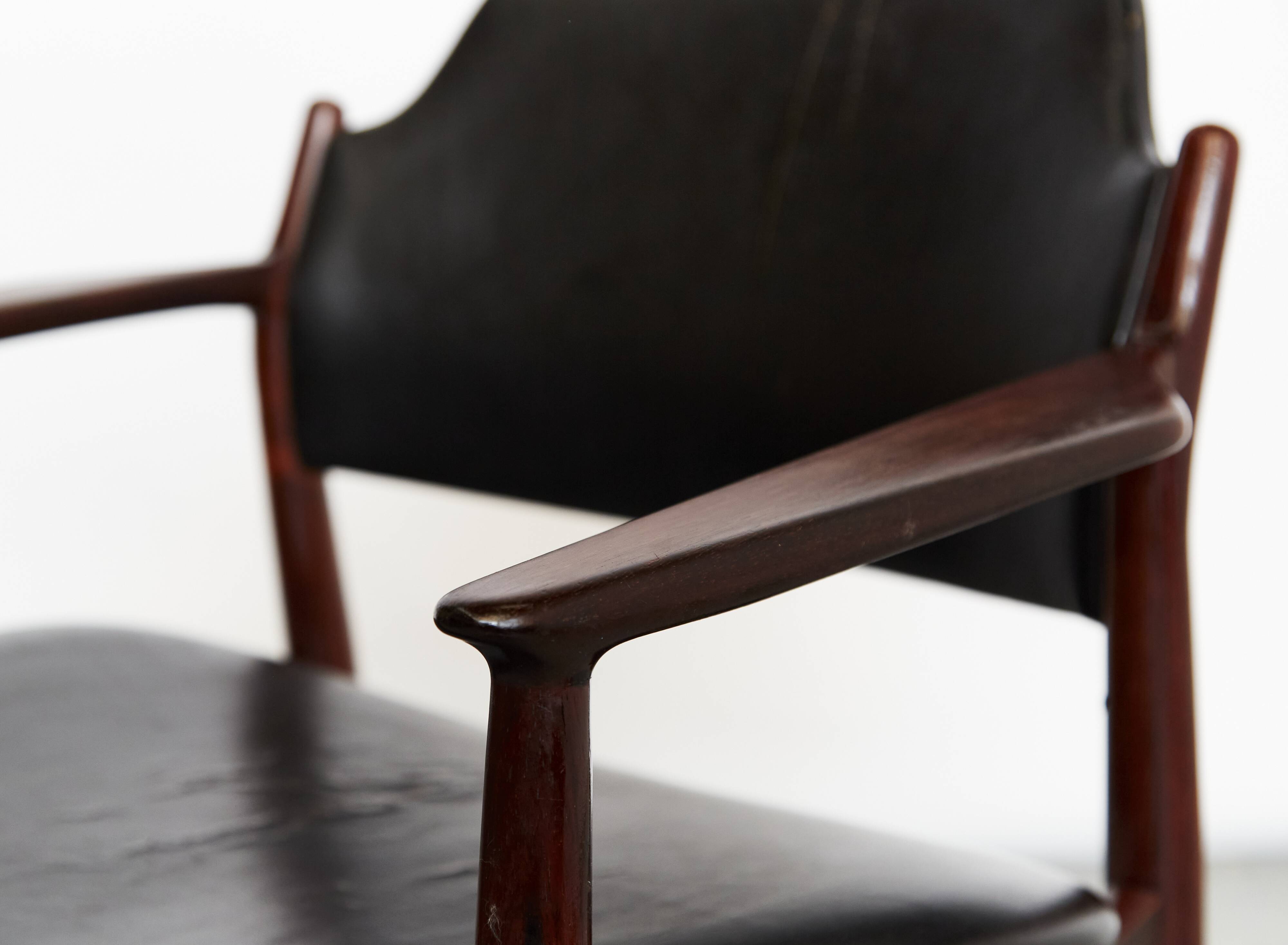 Chaises de salle à manger Arne Vodder n°62/62A pour Sibast