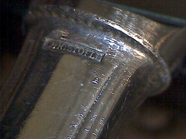 Box 2 drawers household 57 pieces christofle silver metal model "boreal"