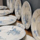 Lot d'assiettes en faience U&C Sarreguemines
