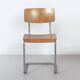 Vintage tubular chair 1121 by gispen in 1970s