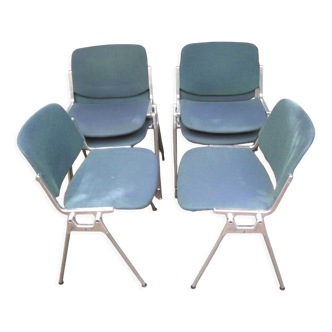 6 chair by Giancarlo Piretti for Castelli Italy, 1960/70