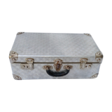 Corked aluminum suitcase