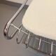 Set of 4 vintage Italian chairs by Gastone Rinaldi in chrome metal.