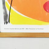 Poster 'Transparent Child' designed by Tom Krojer, Denmark, 1983