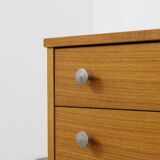 Vintage Chest of Drawers /Nightstand on Wheels, 1960s