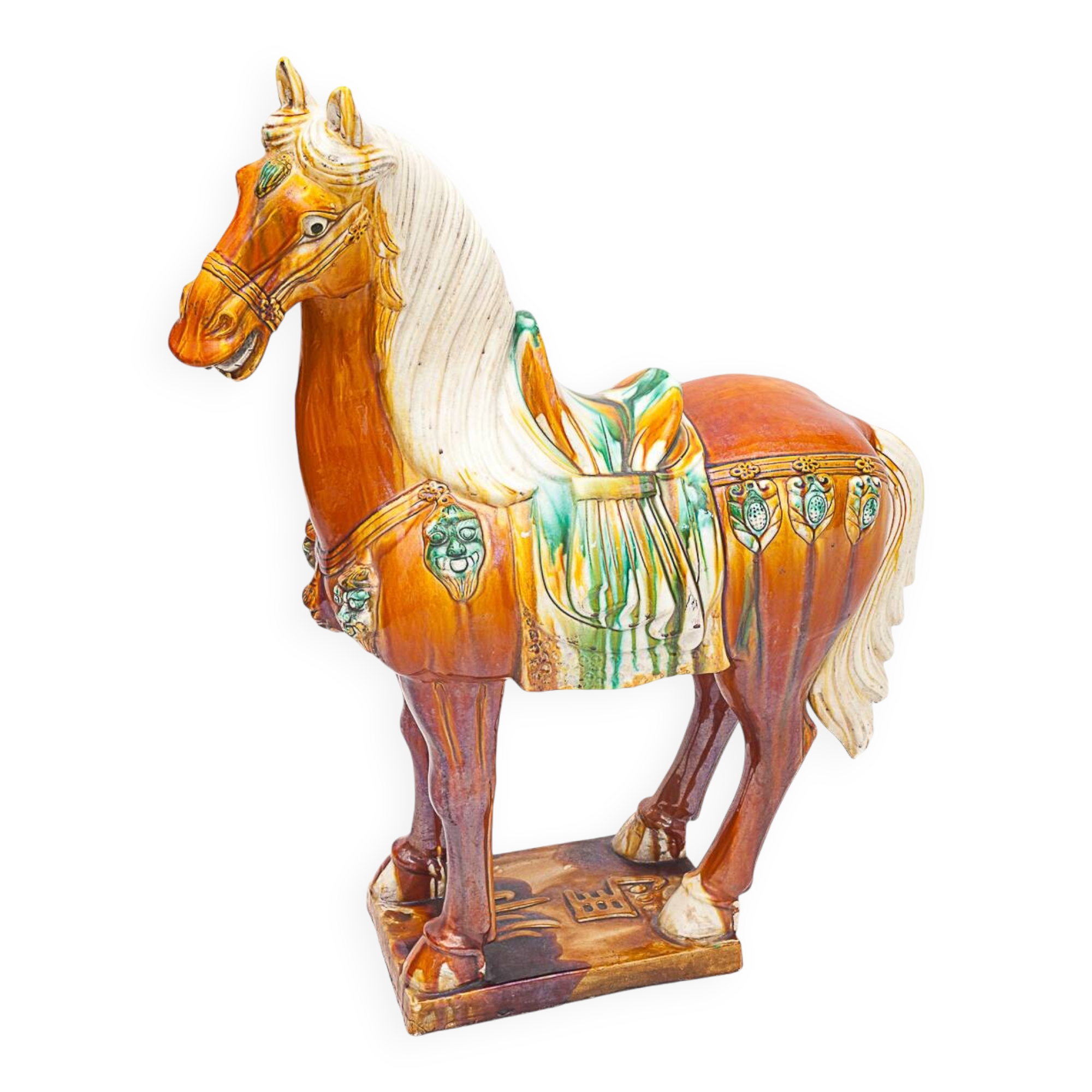 Very large Chinese ceramic horse