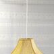 Rattan flower suspension "made in Korea" – 70s/80s