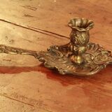 Old hand candle holder