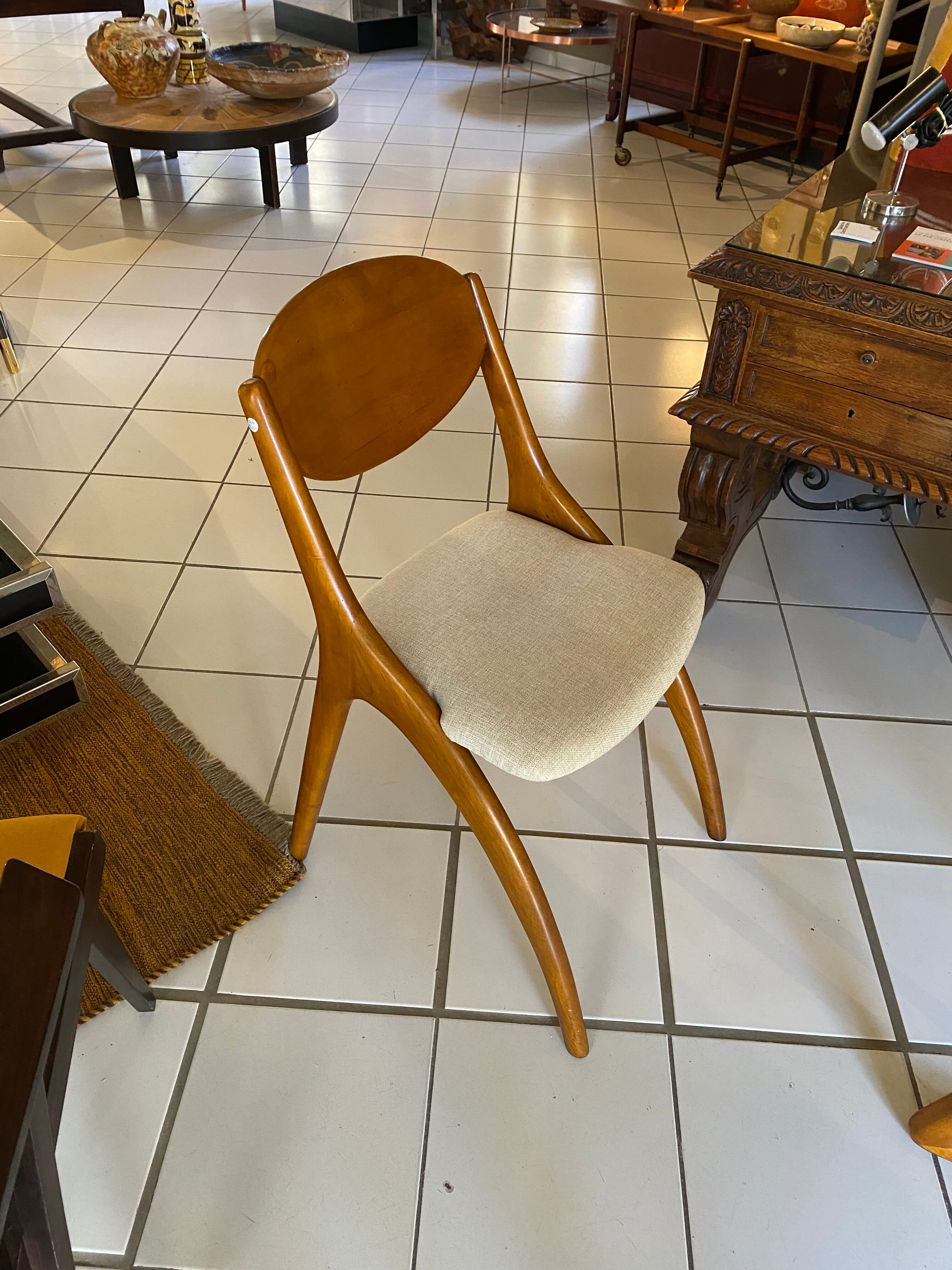 Scandinavian fabric chair