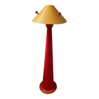 80s pop red floor lamp