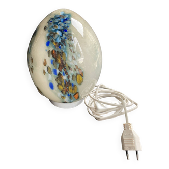 Lampe œuf – Cristallerie et verrerie de Vianne
