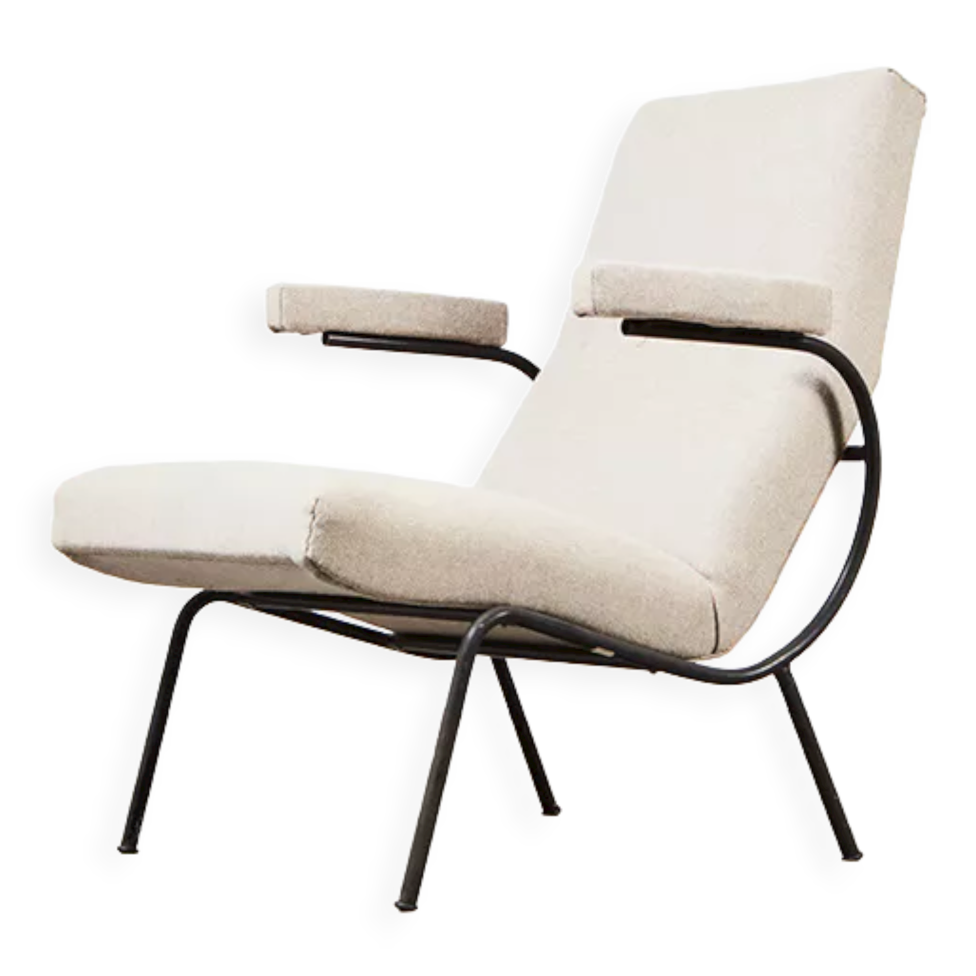 Rare Lounge Chair Model 323 by W.H. Gispen for Kembo 1956