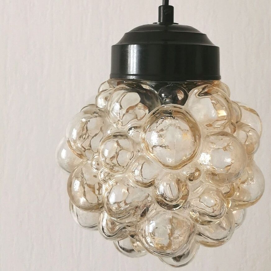 Bubble glass pendant lamp, Helena Tynell, 1960