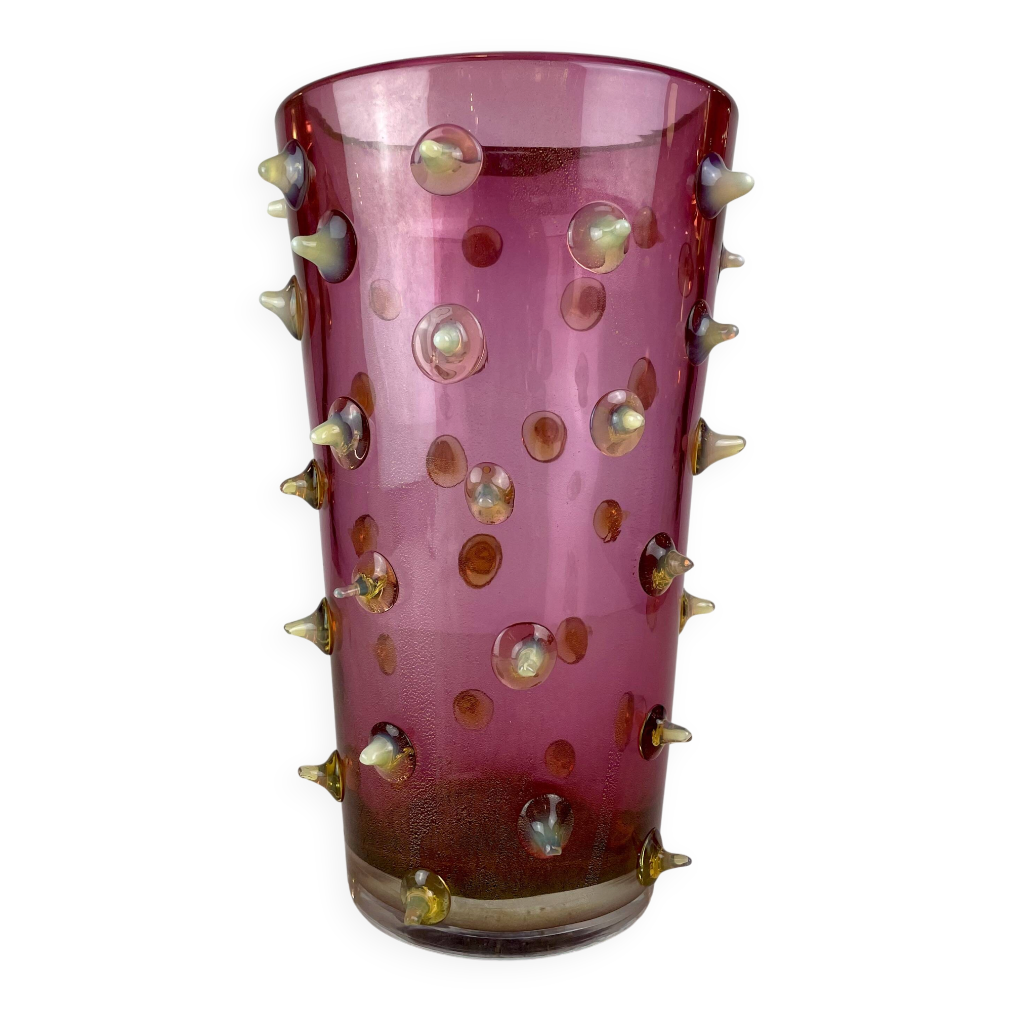 Thorn Spikes Murano Glass Vase by Pino Signoretto, Italy, 1990s