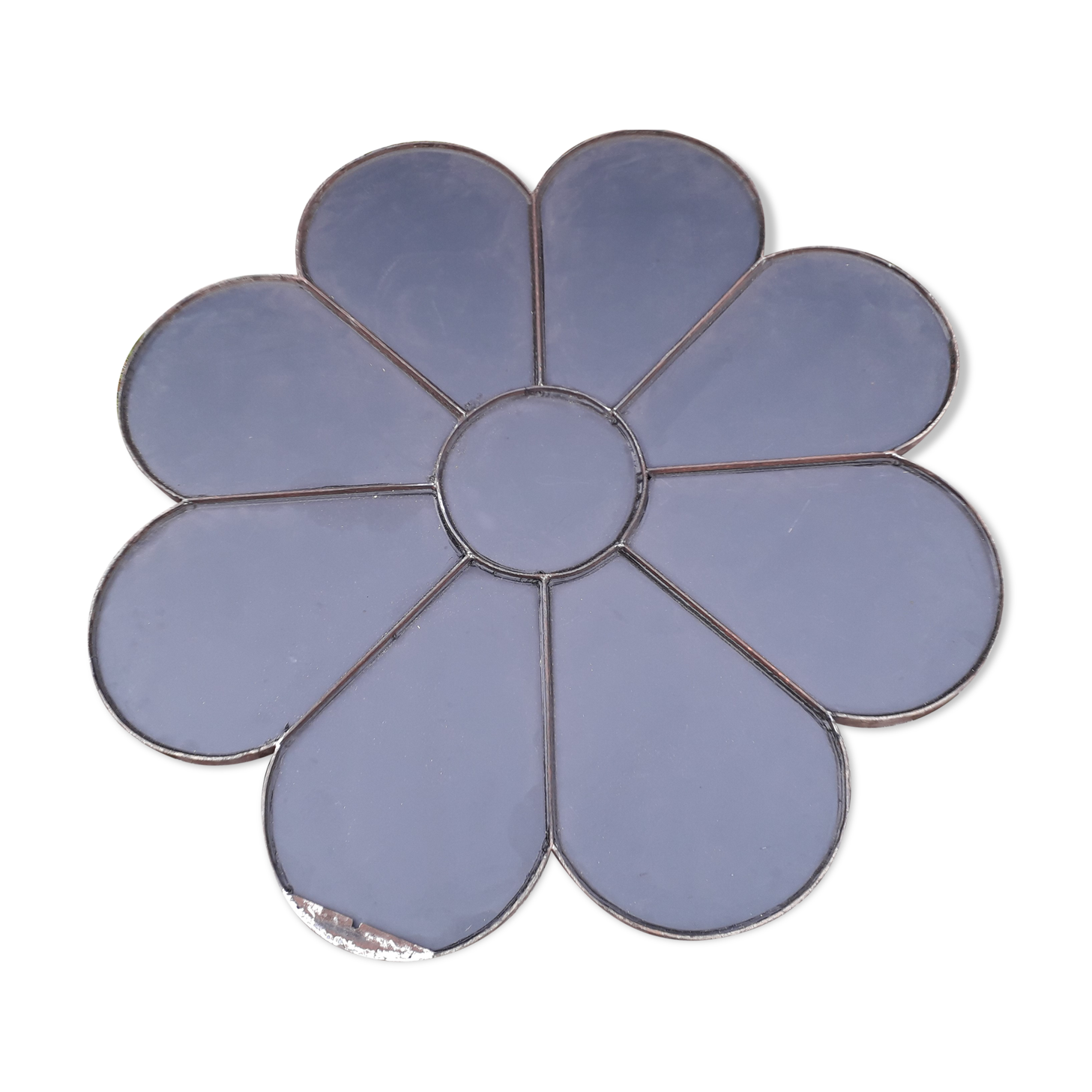 Large flower-shaped mirror 107x107 cm