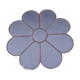 Large flower-shaped mirror 107x107 cm