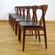 6 Danish Teak Chairs by Carl Ewent Ekstrom, 1960
