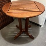 Guéridon, table ronde en bois Bubinga verni par Triconfort