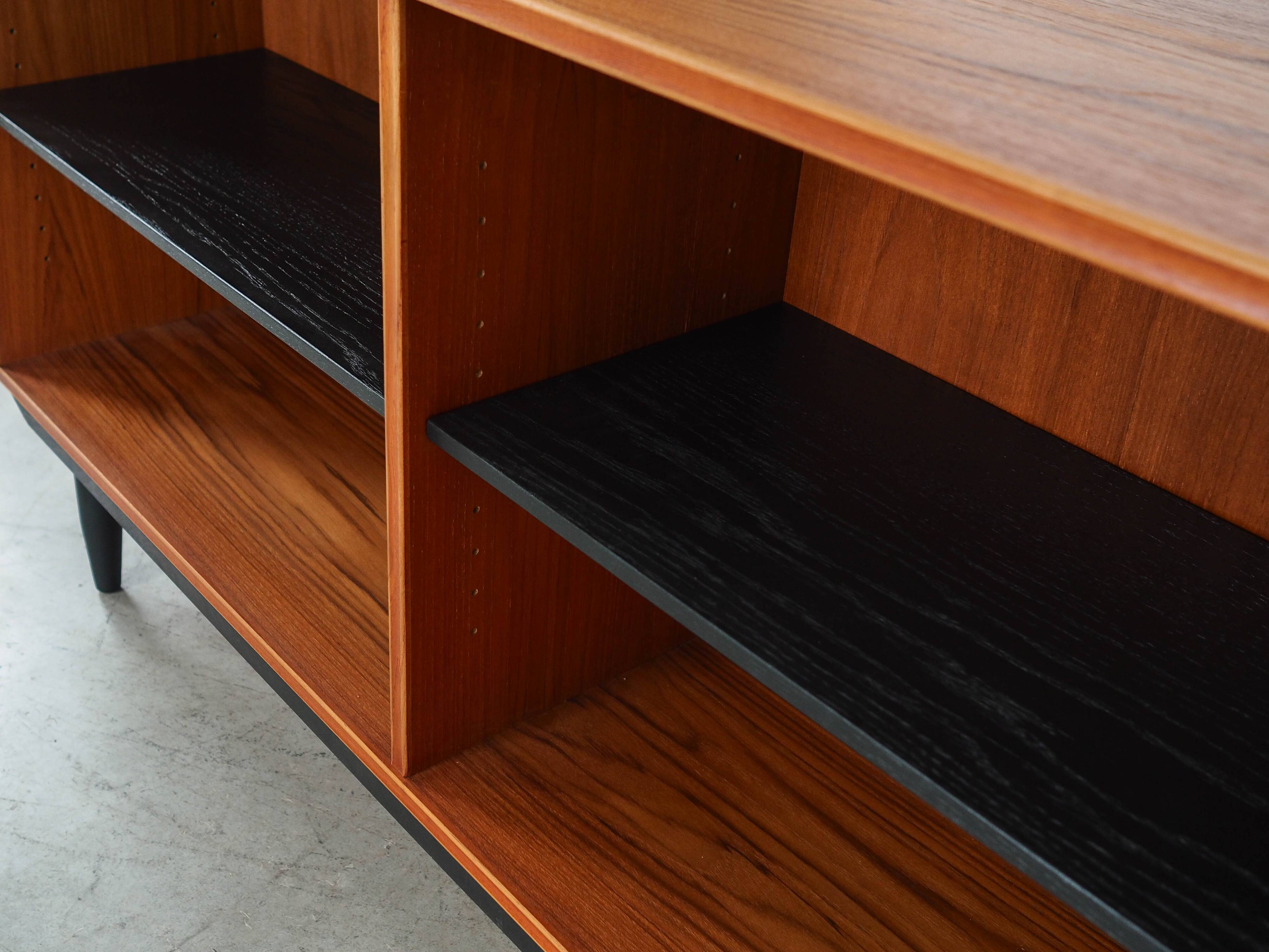 Teak bookcase, Danish design, 1970s, production: Denmark